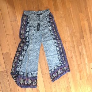 NWT Tolani 100% silk elephant pants 🐘